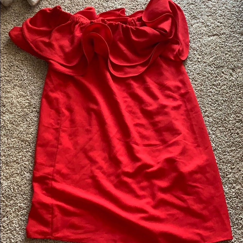 Red dress